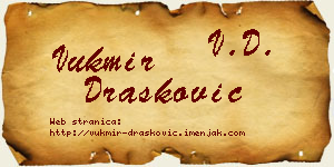 Vukmir Drašković vizit kartica